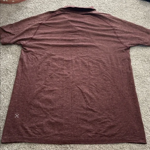 Men’s Lululemon Red Polo Shirt - Picture 4 of 4